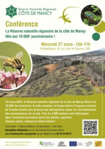 Conférence : la réserve naturelle régionale de la côte de Mancy