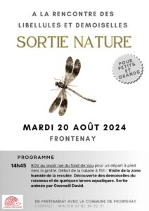 Sortie Nature : à la rencontre des libellules et demoiselles