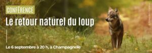Conférence : le retour naturel du loup