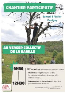 Chantier participatif mieux connaître et entretenir le verger de la Barille